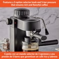 thumbnail image 4 of IMUSA 4 cup Electric Espresso Cappuccino Maker, Black, 4 of 6