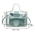 thumbnail image 3 of Cosmetic Bag Clear Crossbody Purse Stadium Approved Handbag with Inner Pocket for Concerts Festivals Sporting Events, 3 of 4