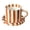Orange, variant on Retro Striped Ceramic Coffee Mug With Hole Lid Heat Resistant For Latte Tea Or Juice Home Kitchen Dining (Orange)