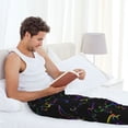 thumbnail image 5 of Naloa Dinosaur Pajama Pants Men, PJ Bottoms, Sleep & Lounge Pants-Medium, 5 of 6