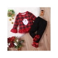 thumbnail image 3 of xiaxaixu Color Block Flare Sleeve Round Neck Mesh Pullover + Bow Pants, 3 of 9