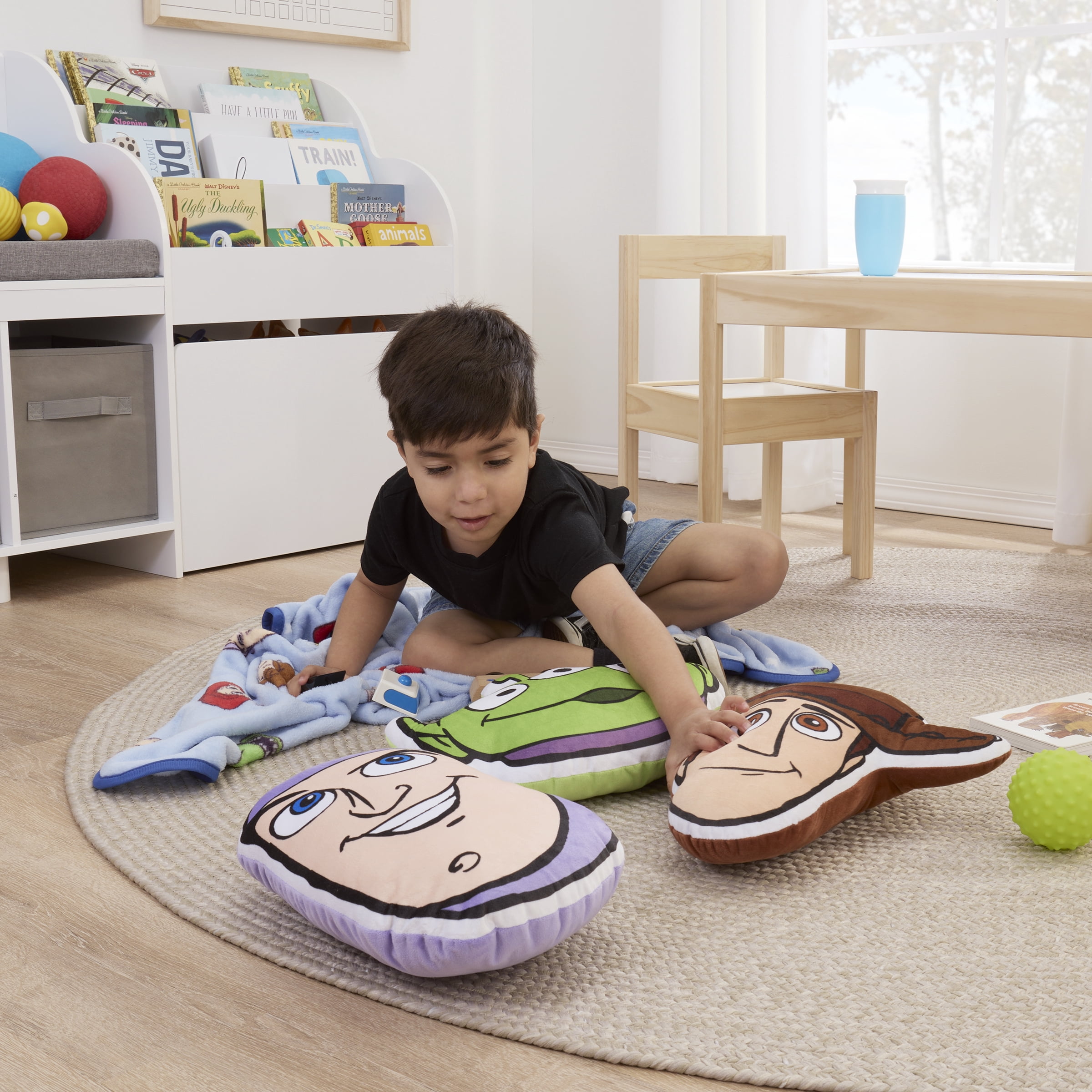 Disney Toy Story Toddler Blanket, Blue, 40"x50", Boy or Girl