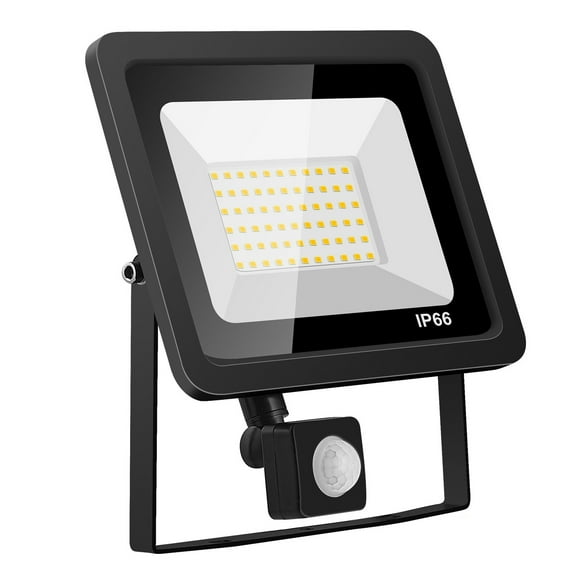 30W 50W 100W Led Flood Light avec Capteur PIR Réglable SMD 2835 Projecteurs Éclairage Extérieur pour Rue Carrée, Performance Extraordinaire
