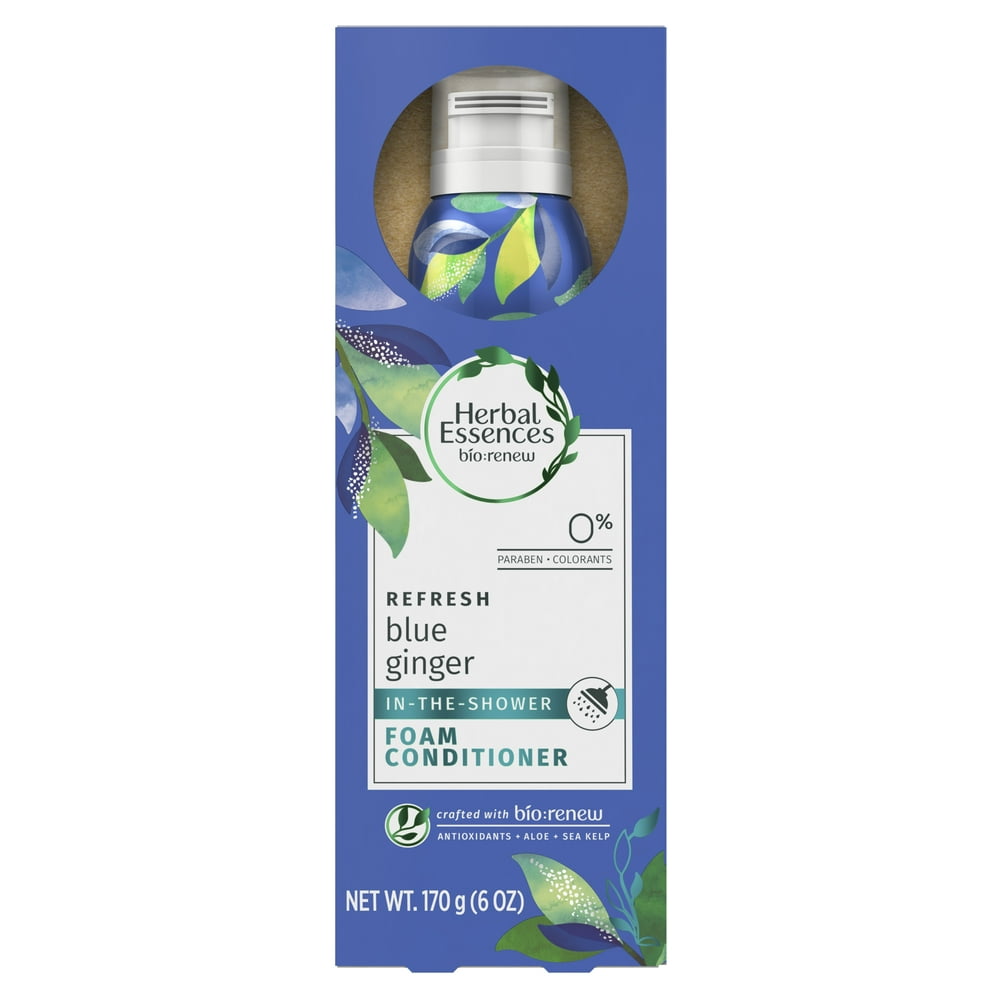 Herbal Essences BioRenew Blue Ginger InTheShower Foam Conditioner, 6 oz
