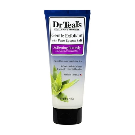 Dr. Teal's Gentle Exfoliant Foot Scrub With Epsom Salt 6 Ounce