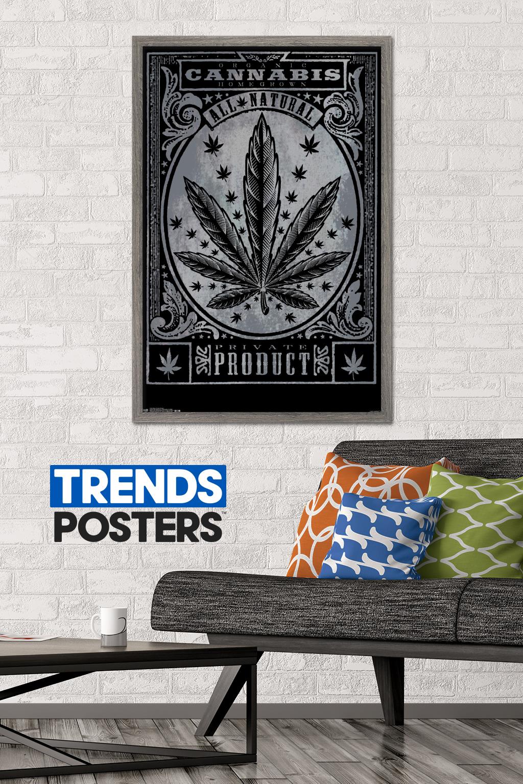 Weed - Private Product Wall Poster, 22.375" x 34", Framed