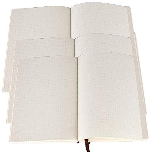 Cuaderno rejilla puntos Fanery Sue Recambio Cuaderno A5 5.5x8.1 200 páginas papel grueso 100gsm