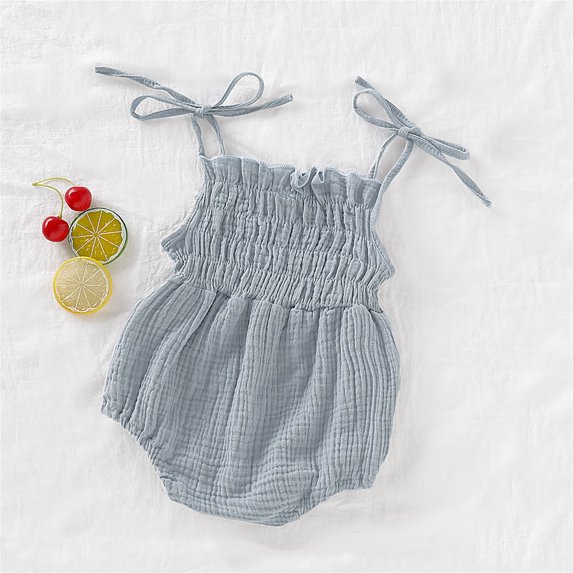 Vedolay Summer Jumpsuits Girls Floral Backless Maxi Jumpsuit Teen Wide Leg Rompers Kids Summer Casual Boho Overalls Pants,Gray 6-12 Months
