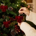 thumbnail image 5 of Tunhigl Christmas Ornament Balls, Red Hanging Tree Holiday Decor, 5 of 7