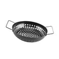 thumbnail image 2 of Sartén para asar, sartén para asar, utensilios para hornear de metal con asas, cesta para asar, bandeja para asar para picnics, asar, pescar, viajar, 285 cm x 227 cm x 5 cm, 2 of 8