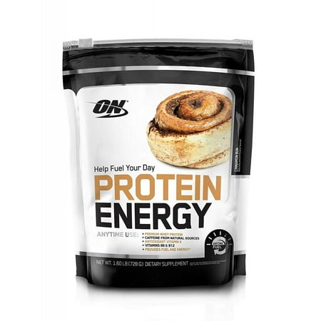Energy Protein Powder - Optimum Nutrition Protein Energy Protein Powder, Cinnamon Bun, 20g Protein, 1.6 Lb