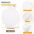 thumbnail image 2 of Uxcell 400pcs Air Fryer Liners 6.3 Inch Round Bamboo Steamer Liners with Holes Non-Stick Perforated Parchment Paper Sheets Disposable Steamer Paper for Air Fryers Steaming Basket, White, 2 of 7