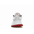 thumbnail image 3 of Jordan Men's 1 Low White University Red Black Shoes, from StockX, 3 of 5