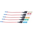 thumbnail image 2 of 12 Piezas 5Amp - Fusibles de Tamaño Pequeño con 5 Piezas de Portafusibles de Circuito Cola Portafusibles para fusibles de circuito A, 2 of 8