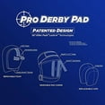 thumbnail image 3 of 187 Killer Pads Pro Derby Pad, Black, Medium, 3 of 11
