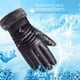 thumbnail image 2 of Guantes de invierno para montar en motocicleta con forro polar grueso y pantalla táctil, cálidos, para exteriores, a prueba de viento y frío, guantes de esquí, 2 of 4