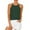 Green, variant on Up to 30% off! Kmdttou Womens Pleated Tank Tops Spaghetti Strap Camisole Tops Curved Hem Fashion Suspender Tops Fashion Layering Slim Trendy Cool Tops