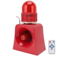 thumbnail image 4 of Cuerno de Alarma de Voz de fábrica Alarma de luz de Sonido Industrial Protección IP65 Cuerno de Alarma de Voz Personalizable para Exteriores para la Escuela Almacén de fábrica 12‑24V, 4 of 14