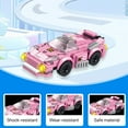 thumbnail image 3 of BESTSKY Toy Cars,Medium Pink Racing Car Cars Toys,Splicing Design Toy Cars for Toddlers 1-3,Pink, 3 of 7