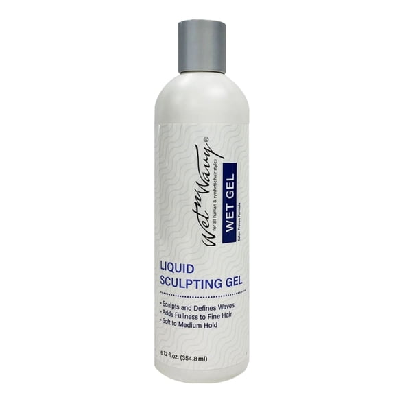 Wet-N-Wavy Wet Gel Liquid Sculpting Gel Salon Proven Formula, 12 oz