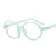 thumbnail image 1 of Gafas de fiesta divertidas con montura de bloque de color cuadrado distintiva, gafas planas de estilo hip hop y fashionista, 1 of 6