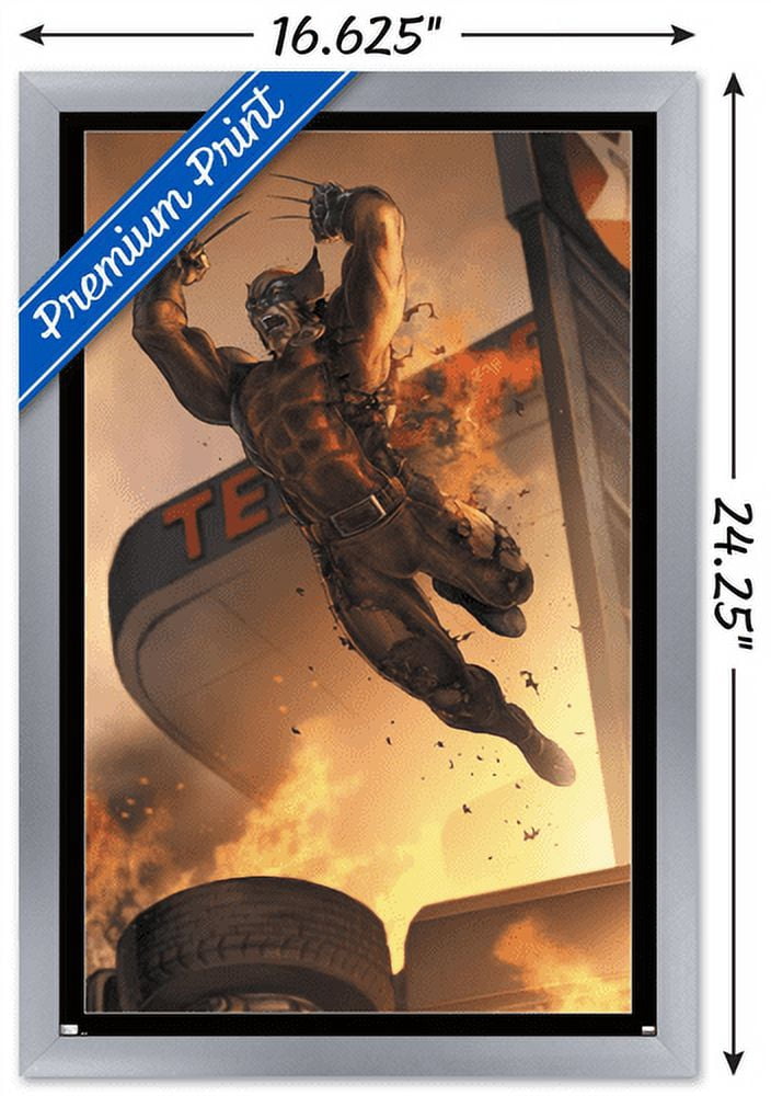 Marvel Comics - Wolverine - X-Force #26 Wall Poster, 14.725" x 22.375", Framed