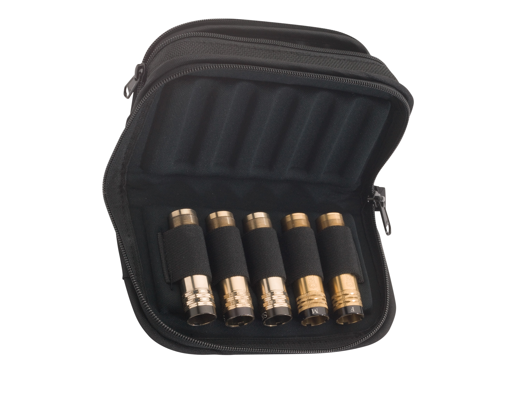 Browning 1211130 Flex Foam Choke Tube Case 8" L x 2" W x 5" H Nylon Black 5 Choke Tubes