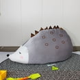 thumbnail image 3 of Bolsa de almacenamiento de juguetes de peluche con forma de puf de erizo para niños, 3 of 5