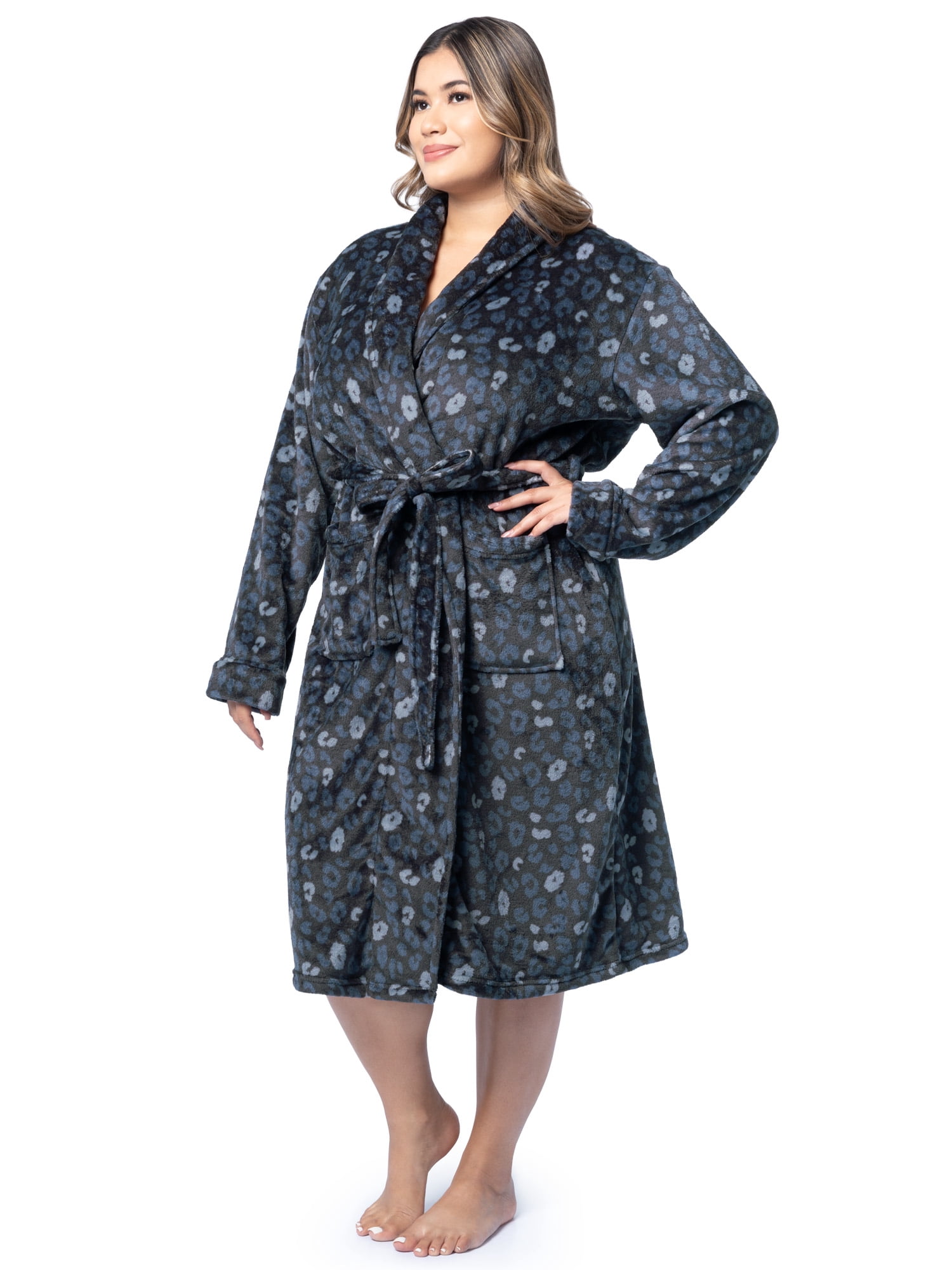 Fruit of the Loom Women's Beyond Soft Fleece Robe, Sizes XS/S-4X