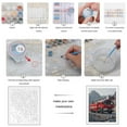 thumbnail image 3 of Paint by Numbers Kit for Adults, Fire Truck Desert Mountains Paint by Numbers, Easy Paint by Numbers Kit for Adults Beginner, DIY Adult Paint by Number Kits on Canvas, 12x16in Home Decor, 3 of 7