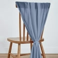 10ft Chiffon Table Runner 29x120 Inches Dusty Blue Table Runner For