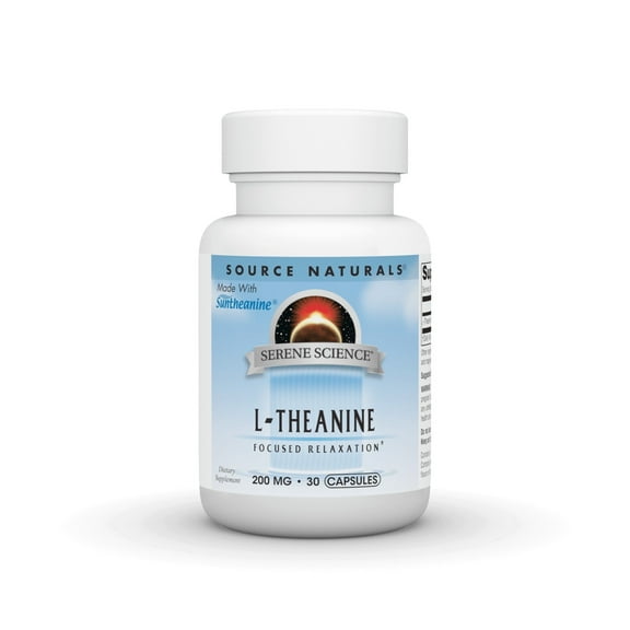 Source Naturals L Theanine Focused Relaxation*  200 mg - 30 Capsules