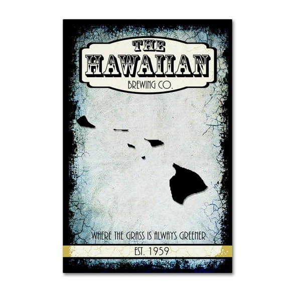 LightBoxJournal 'States Brewing Co Hawaii' Canvas Art