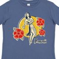 thumbnail image 4 of Inktastic Retro Hula Girl Girls Toddler T-Shirt, 4 of 5
