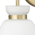 thumbnail image 5 of Lexie Collection Four-Light Brushed Gold Contemporary Vanity Light, 5 of 12