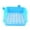 Blue, variant on Rabbit Litter Box - Pet Toilet Corner Litter Cage Trainer Rectangular Small Animals Pet Pan for Guinea Pigs