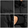 thumbnail image 7 of Womens Winter Baggy Zip Puffer jackets Short Down Jacket Coat, 7 of 7