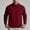 Wine, variant on ZUBKTE Men's Quarter Zip Cotton Pullover Lightweight Mock Neck Sweatshirt Casual Long Sleeve Shirts M-3XL