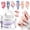 C1-White 3D Sculpting Gels, variant on SAVILAND Solid Builder Nail Gel - 60g/2.02oz Non-Sticky 3D Nail Gels Sculpting Gel for Art Hand Carving Glue Extension with Sequins Chrome Powder DIY Nails Art Salon Home, Beginner Friendly