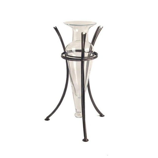Danya B MC750-C Vase on Wire Stand H: 13.5 Inch