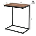 thumbnail image 2 of Costway 22"x14"x26" Sofa Side End Table Laptop Holder Multiple Stand Desk Brown, 2 of 9