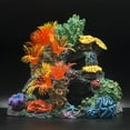 thumbnail image 2 of DOLITY Plantes Artificielles Réalistes en Corail, Fournitures de Fond en Résine Colorée, 2 of 6