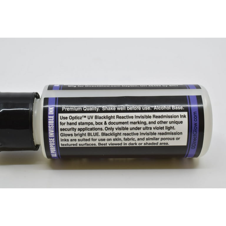 Transparent UV Reactive Water Based Blacklight Paint - Blue