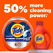 Tide Hygienic Clean Power PODS Laundry Detergent Pacs, Original Scent, 57 Count
