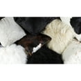 thumbnail image 4 of Zealand Sheepskin Pillow Gray 18x18 Natural 100% Sheepskin 1-Piece, 4 of 4