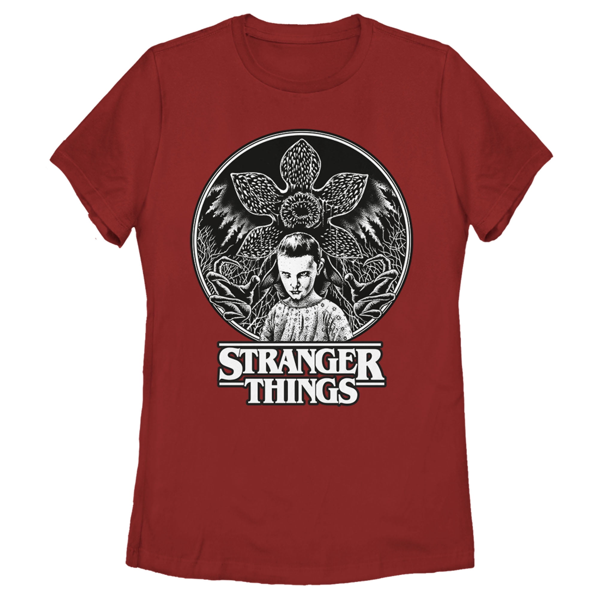 Eleven Glowering Flower Graphic Tee Red 