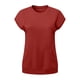 thumbnail image 4 of Camiseta Negra de Manga Larga de Manga Corta de la Mujer Batwing con Bolsillo de Canguro, Top Casual de Lana Suave para el Salón Y el Uso Diario, 4 of 6