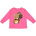 thumbnail image 3 of Inktastic Cute Woodland Animal Squirrel Boys or Girls Long Sleeve Toddler T-Shirt, 3 of 5