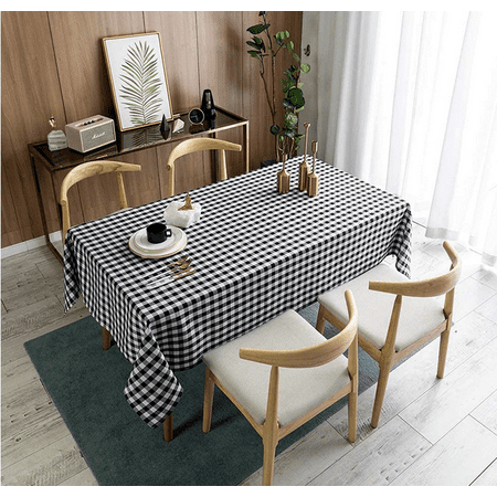 

Checkered Tablecloth Rectangle - Stain Resistant Waterproof and Washable Table Cloth Gingham for Outdoor Picnic Holiday Dinner(6 sizes 5 color)