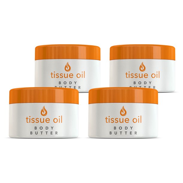 EAD Tissue Oil Body Butter Moisturizer w/ Vit A & E 250ml, Pack of 4